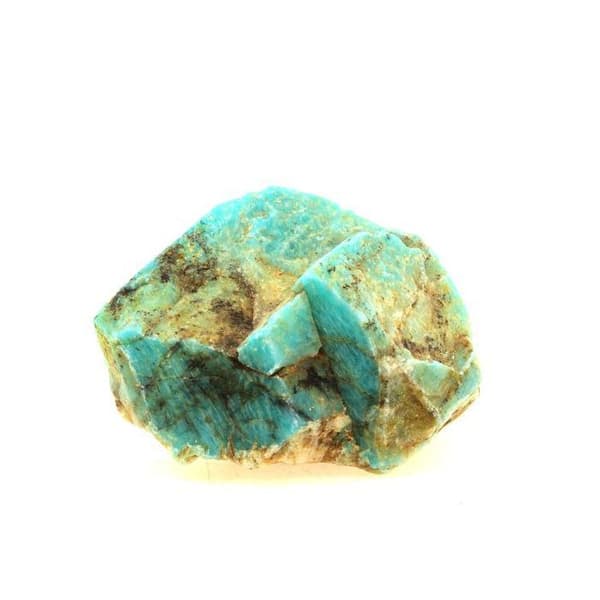 Stenar och mineraler. Amazonit. 246,0 ct. Konso, Etiopien. Blågrön