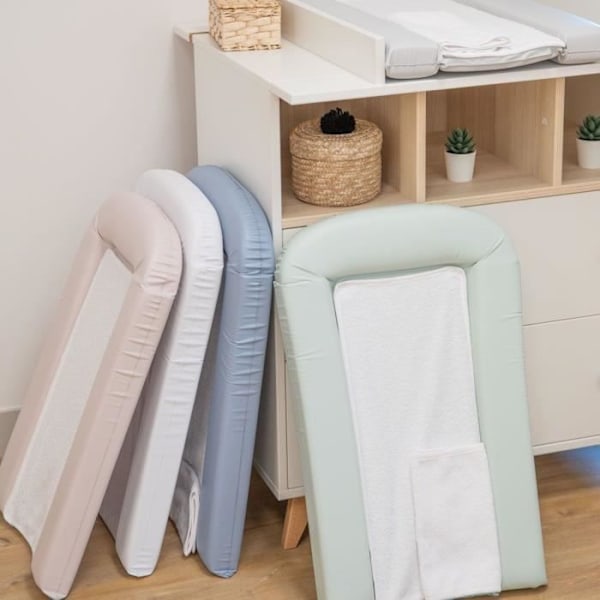 Babymadras med 2 aftagelige svampe - Lilla - 42 x 70 cm
