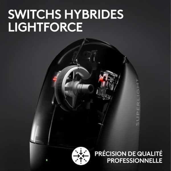 Trådlös spels Mus - Logitech G - Pro X Superlight 2 Lightspeed - Vit