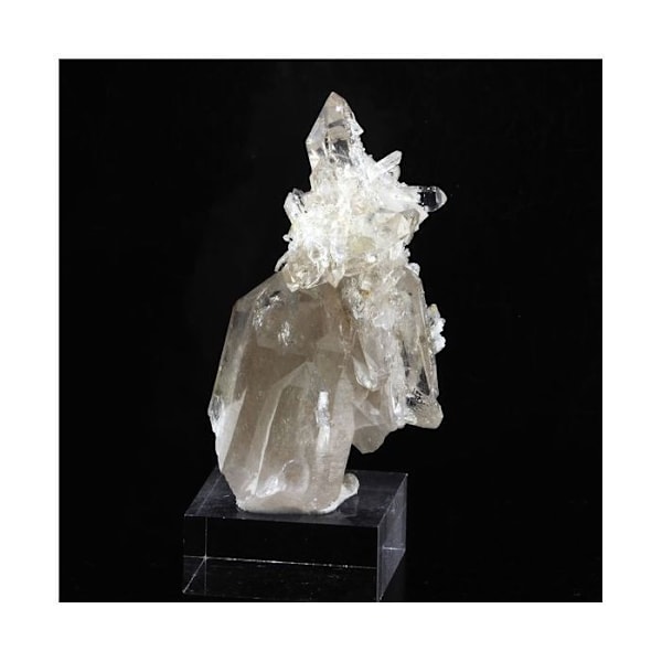 Sten og mineraler. Røgkvarts. 72,8 ct. Dome des Petites Rousses, Oz, Isère, Frankrig..
