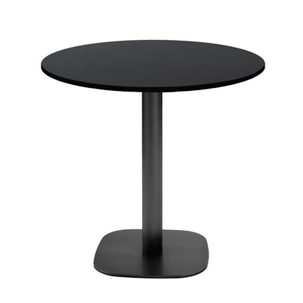 Pyöreä pöytä Ø 70 cm - Pyöreä musta malli Svart