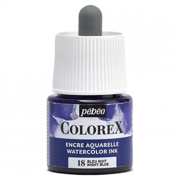 Akvarellblekk - PEBEO - Colorex - 45 ml - Natteblå - Unisex Nattblått