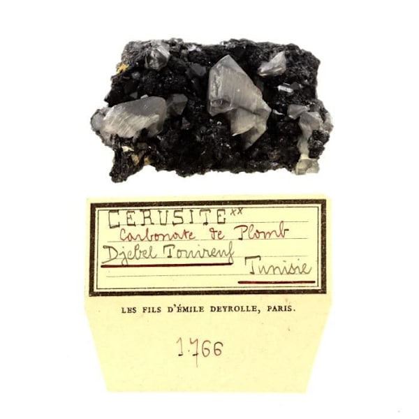 Cerusit - ABIJOUX - 187,0 ct - Djebel Touireuf, Tunesien