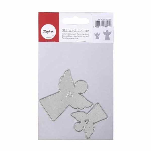 Skärmall - sct.-LS - Skyddsängel - 2 delar - Flerfärgad - 4,5-6,5cm x 4-5,7cm Transparent