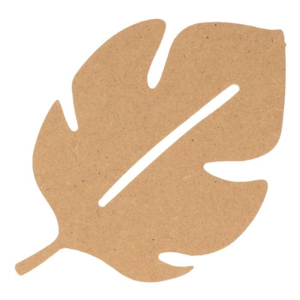 MDF puinen palmulehti 15 cm Beige