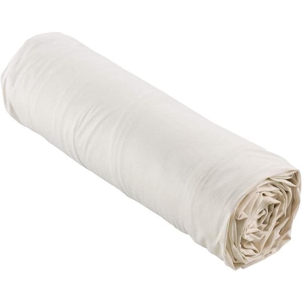 Draps Housse - PROMO LINGE - LIA - Percale av Bomull 78trådar - 200x180cm - Vit Vit