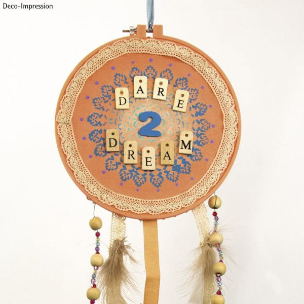 Pochoir Ornament, 15,25x20,32cm, 1 stk.