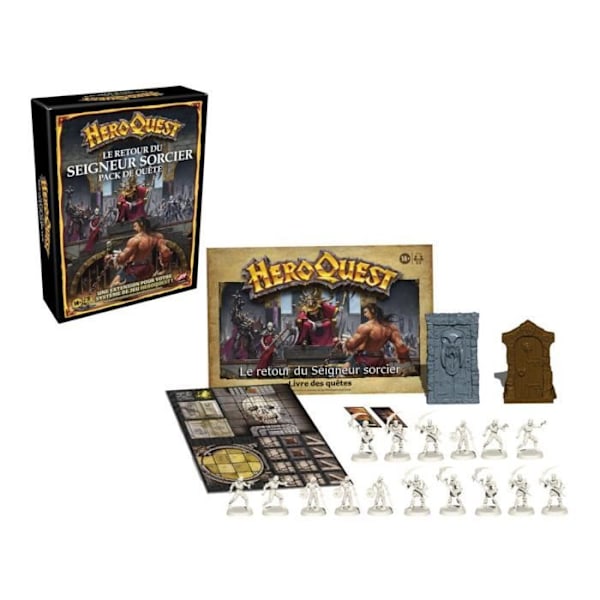 HeroQuest, Return of the Sorcerer Lord -laajennus, 14-vuotiaat ja sitä vanhemmat, HeroQuest-pelijärjestelmä vaaditaan - Avalon Hill Flerfärgad