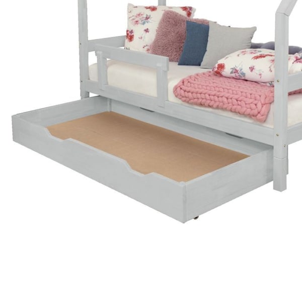 Sengeskuffe 80 x 160 BUDDY - lysegrå Grå