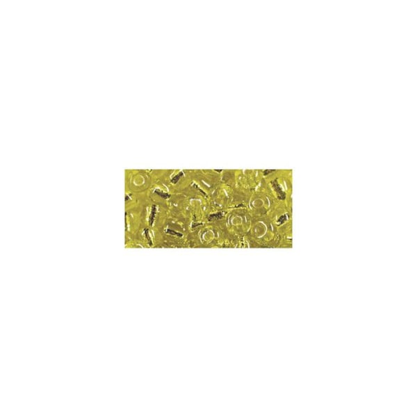 Perle rocaille Garnitur silver 4 mm gul 17 g Gul, Mörkbrun, 16 andra färger