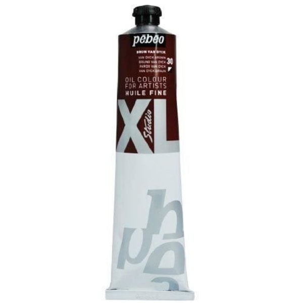 Pébéo 200030 Fine Arts Fine Oil Studio XL 1 Tube Ruskea Van Dyck 200 ml