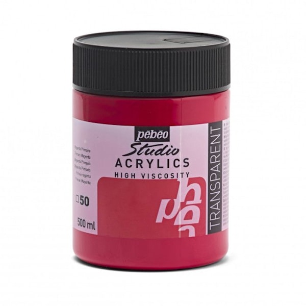 PÉBÉO ACRYLMALINGE BEHOLDER PÅ 500 ML MAGENTA… Magenta