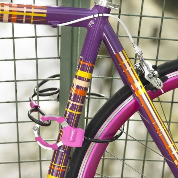 Nøglesikring med Fodsløjfe - Master Lock 8275EURDPRO - 1m - Ideel til scooters - Sort