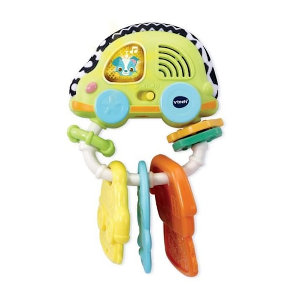 Vtech Baby Magic Keys Sensorisk rangle i bioplast Flerfärgad