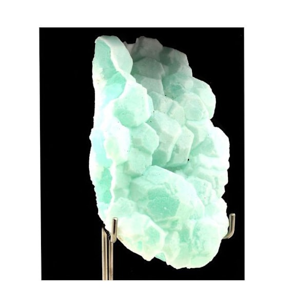 Sten og mineraler. Fluorit + Kvarts. 1876,0 ct. Deer Trail Mine, Cottonwood Creek, Utah, USA. Grön