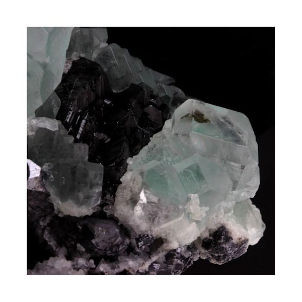 Fluorit, Sphalerit, Pyrit 4315,0 karat Flerfärgad