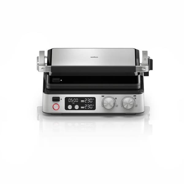 Monitoimigrilli - BRAUN - Multi Grill 7 - 2000 W - 3 lämmitysasetusta - Musta / Teräs Svart och rostfritt stål