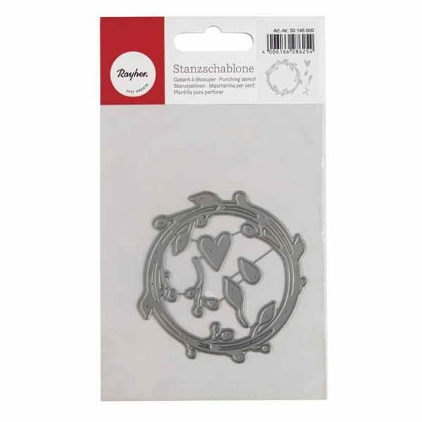 Skärform Ø 7,5 cm - Blomkrans Grå