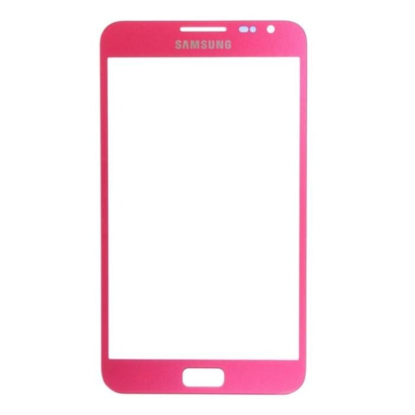 Skärmglas i rosa + lim för Samsung Galaxy Note N7000 Rosa