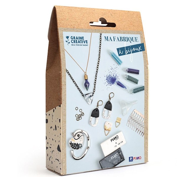 Jewellery Creation Kit - Tillbehör och polymerlera Flerfärgad