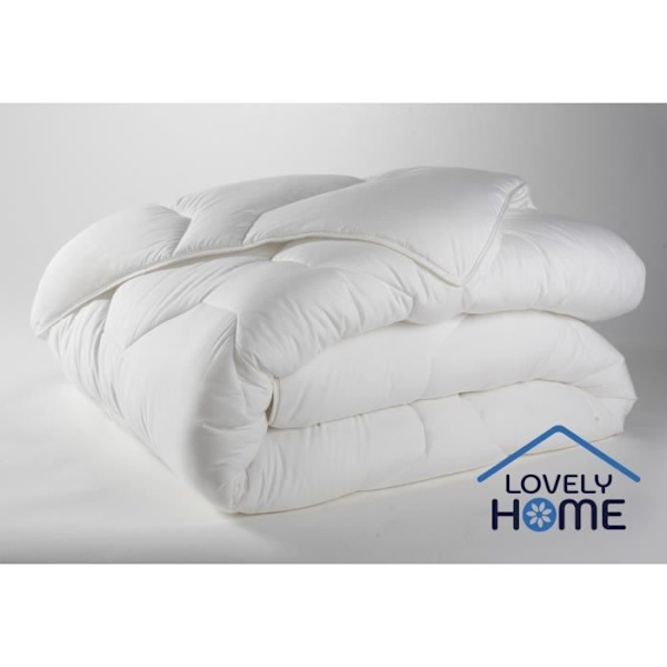 Lauhkea peitto 350gr/m² punkkien vastainen LOVELY HOME - 220 x 240 cm - Valkoinen Vit