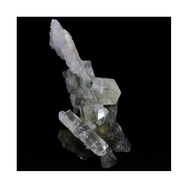 Sten og mineraler. Calcit, Ametyst blomst. 2746,0 ct. Rio Grande do Sul, Brasilien. Lila
