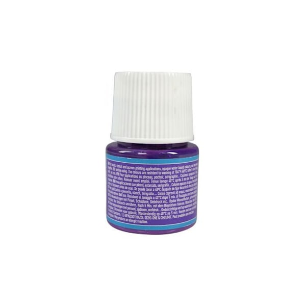 Tygfärg - PéBéo - Setacolor opak fikon - 45 ml - Lila - Vattenbaserad Lila