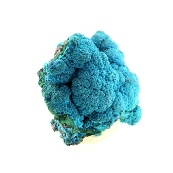 Sten og mineraler. Chrysocolla. 1286,5 ct. Lupoto-minen, Katanga, Congo.