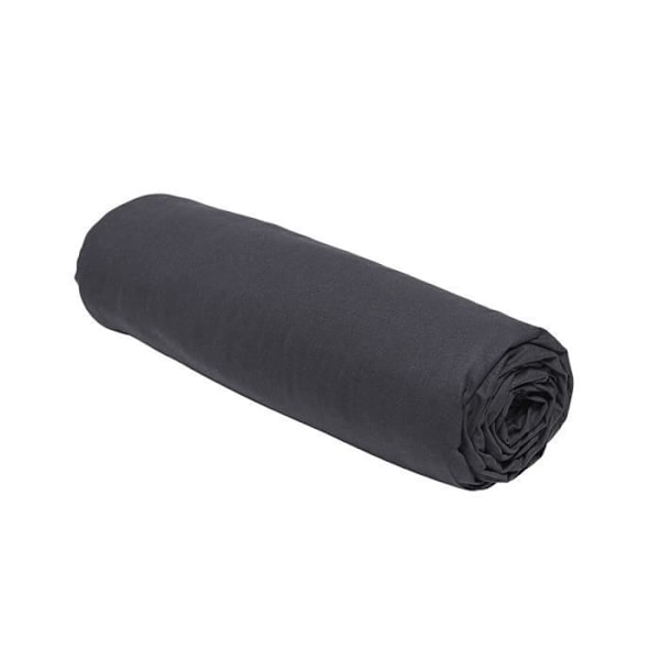IDAG Essential påslakan - 90 x 190 cm - 1 person - 100% vanlig bomull - Träkol Grå
