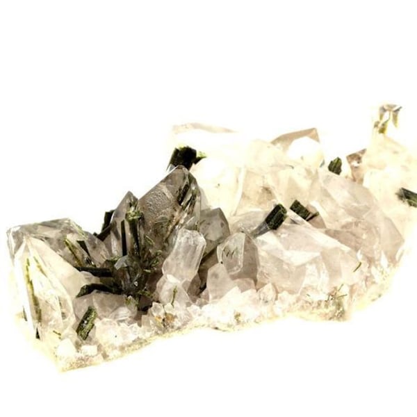 Quartz + Epidote 1580,0 karat Flerfärgad