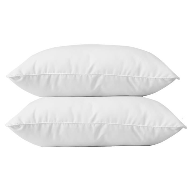 BLANREVE Set med 2 bomullskuddar - 60 x 60 cm - Vit Vit