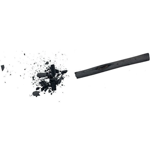 12 st stora kol Ø 7 - 9 mm Svart