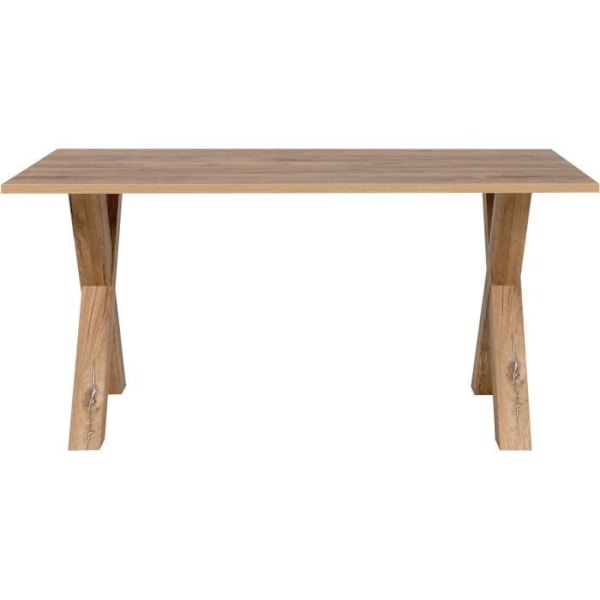 MANZANO enkelmatbord - Rektangulärt - Flagstaff Ekdekor - 8 personer - L160 x H75 x D90 cm Flagstaff ek