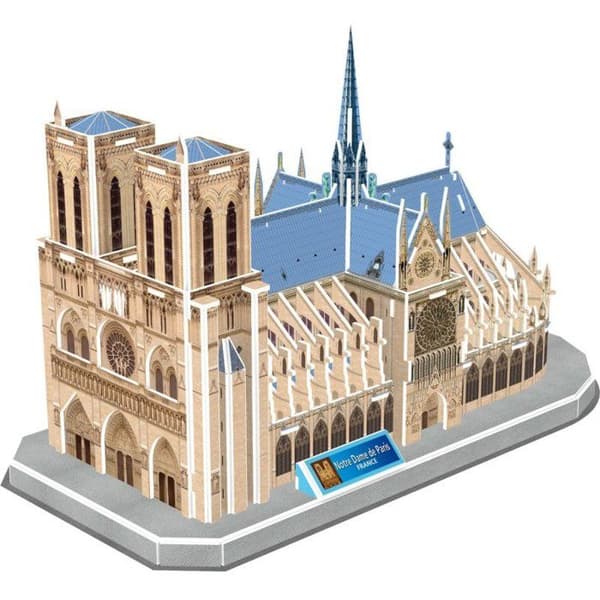Pusselmodell Notre-Dame de Paris beige