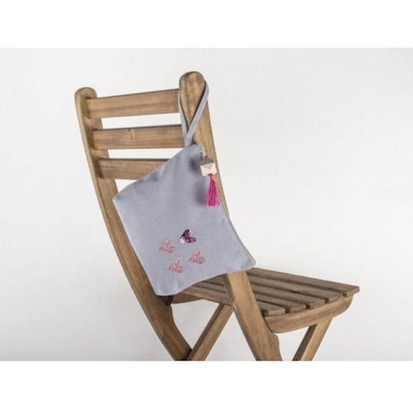 Metallisk strygeoverføring 21,5 x 28 cm - Rosé Rosa