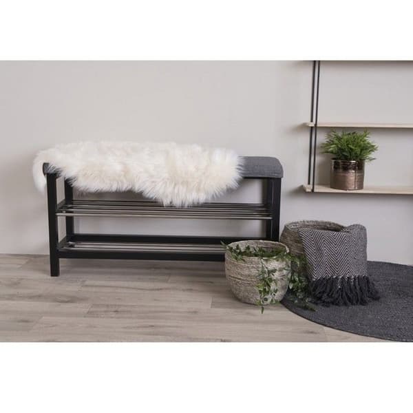 Kunstig lammeskind i elfenben 50 x 85 cm Vit