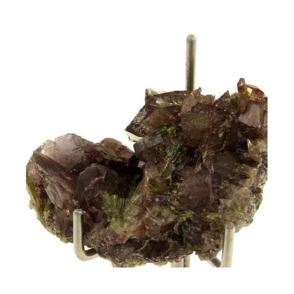 Sten og mineraler. Axinit + Epidot. 94,5 ct. Chamrousse, Isère, Frankrig.