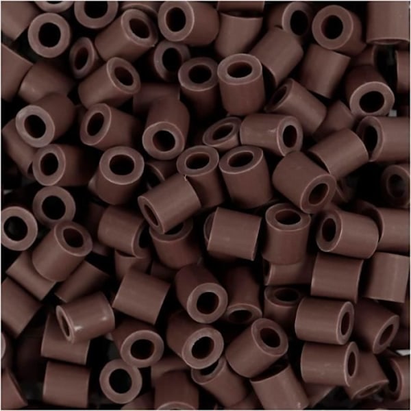 Strykperlor Midi - 5 x 5 mm - 1000 st Brun