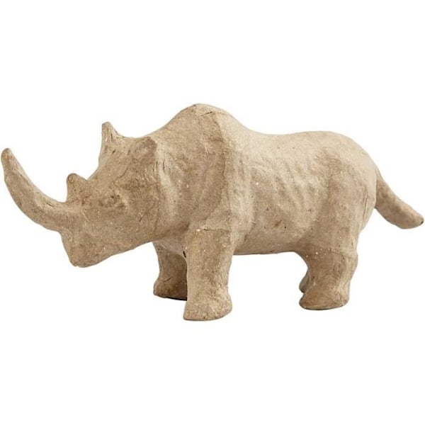 Papirmaché figurine i brun. ref 99351