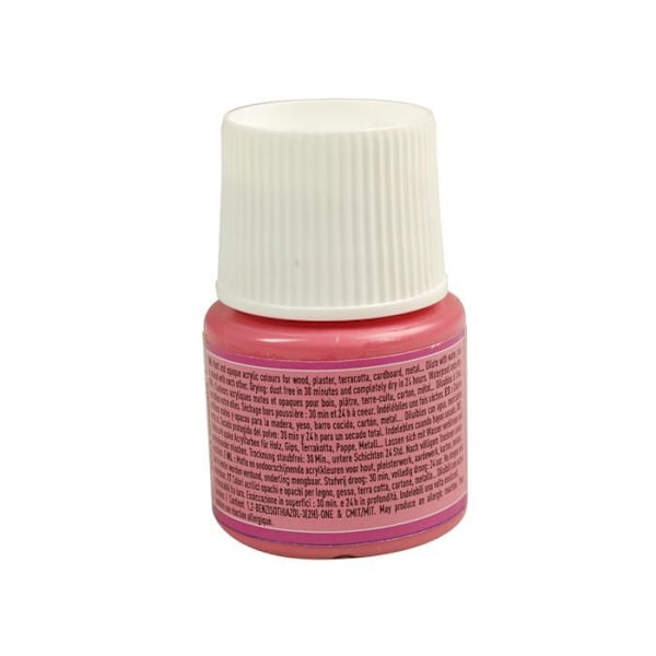 Akryyliväri - Pébéo - Dekorointi - Bengalin rosa - 45 ml - Mattapinta Rosbengal
