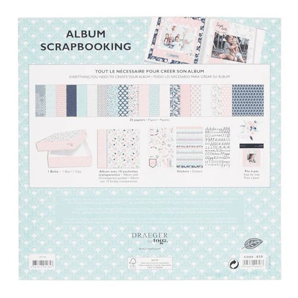 Scrapbooking Kit - Draeger Paris Flerfärgad