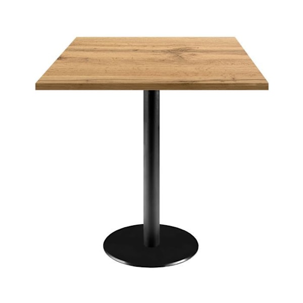 Tabel 70 x 70 cm - model Rom egetræ armor brun