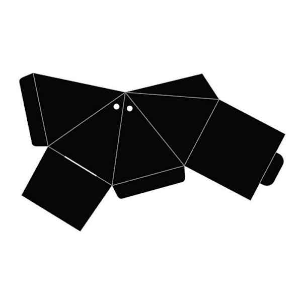 Pyramide skærematrice 13,7 x 23 cm Grå