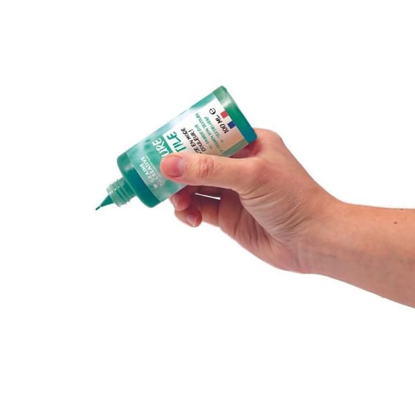 Textilfärg 100 ml slips och stanseffekt - turkosblå Blå