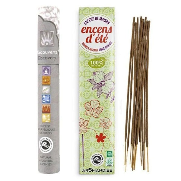 Sommerhusrøgelse 12 pinde + Ayurvedisk røgelse 14 pinde