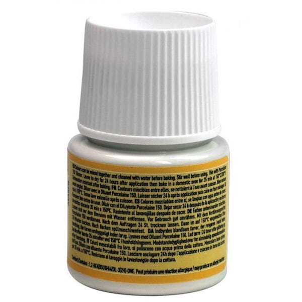 Porslinsfärg - Pébéo - Elfenben - 150°C - 45 ml - Tål diskmaskin Vit