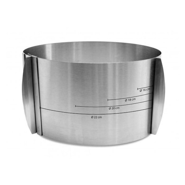 Utdragbar bakverksring - 12 cm hög