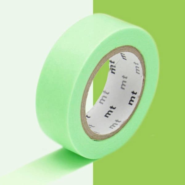 Maskeringstejp - Maskeringstejp MT 1,5 cm Uni grön fluo Grön