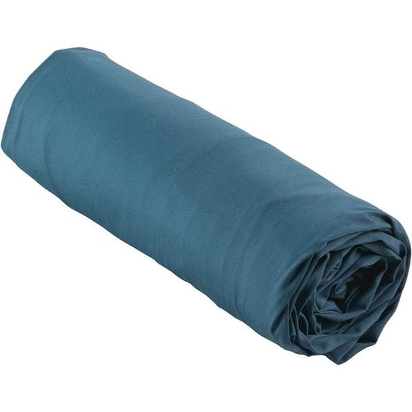 Draps Housse - PROMO LINGE - LIA - Percale av Bomull 78trådar - 200x160cm - blå blå