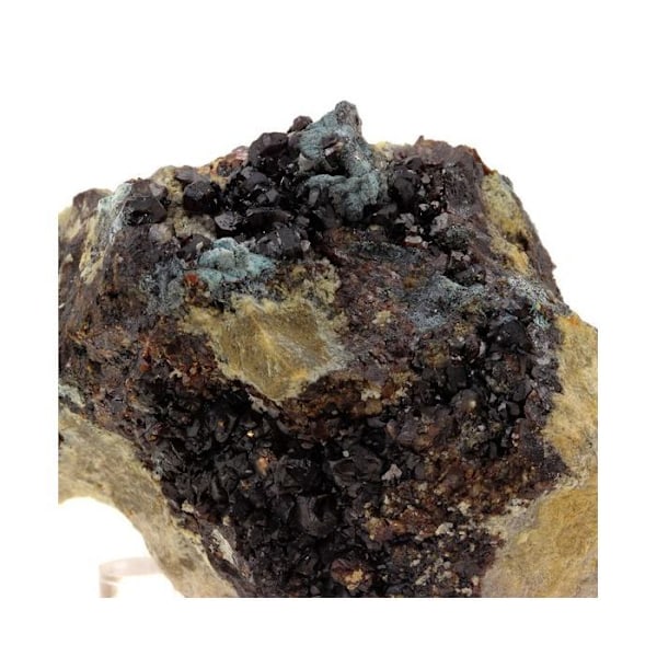 Sten og mineraler. Bournonit + Sphalerit. 1080,0 øre. Saint-Laurent-le-Minier, Occitanie, Frankrig.
